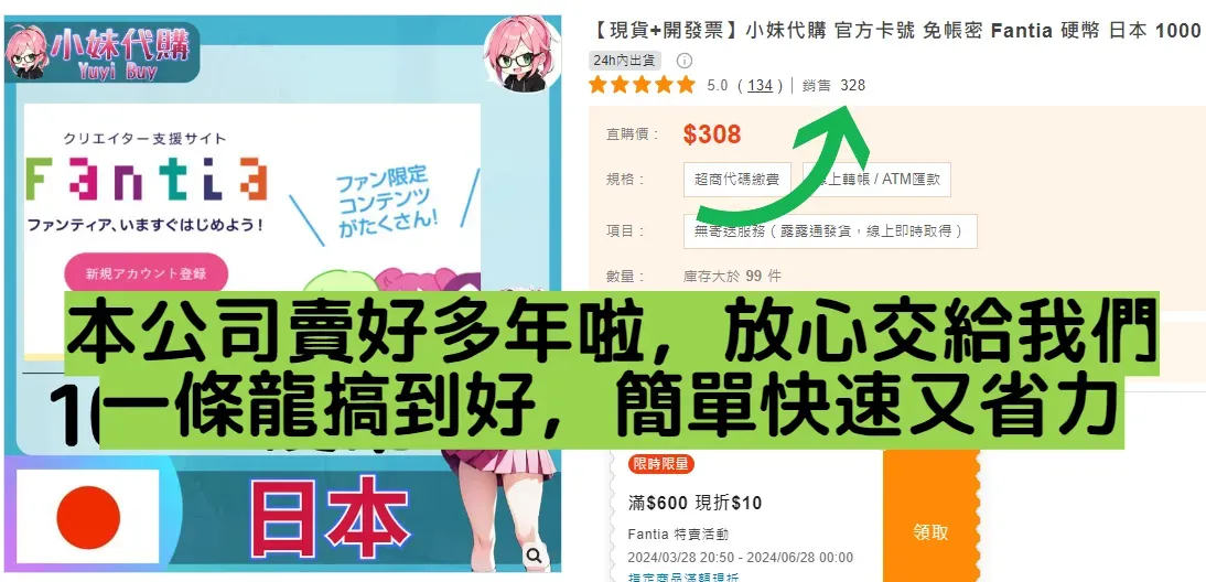 繼DLsite之後，連Fantia也宣布不能使用Visa、Mastercard 信用卡付款，未來如何繼續儲值? 看這篇!!!
