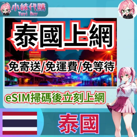 DTAC 高速上網 eSIM 虛擬網卡（泰國）【QR-Code開通碼】