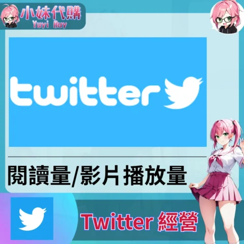 Twitter（瀏覽播放 數據灌水）【虛擬服務】