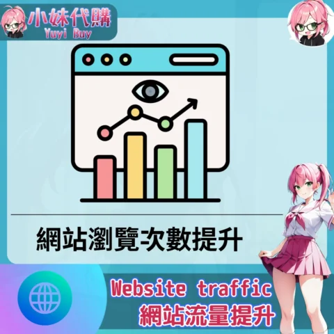 網站流量提升（瀏覽增加 單次衝量）【虛擬服務】