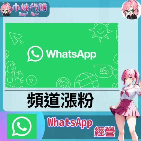 WhatsApp（頻道漲粉）【虛擬服務】