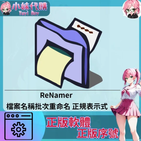 ReNamer : 檔案名稱批次重命名 (Windows 正版軟體)【序號激活碼】