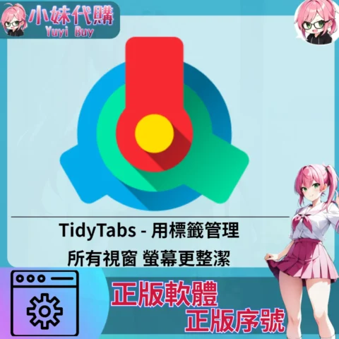 TidyTabs : 用標籤管理所有視窗 (Windows 正版軟體)【序號激活碼】