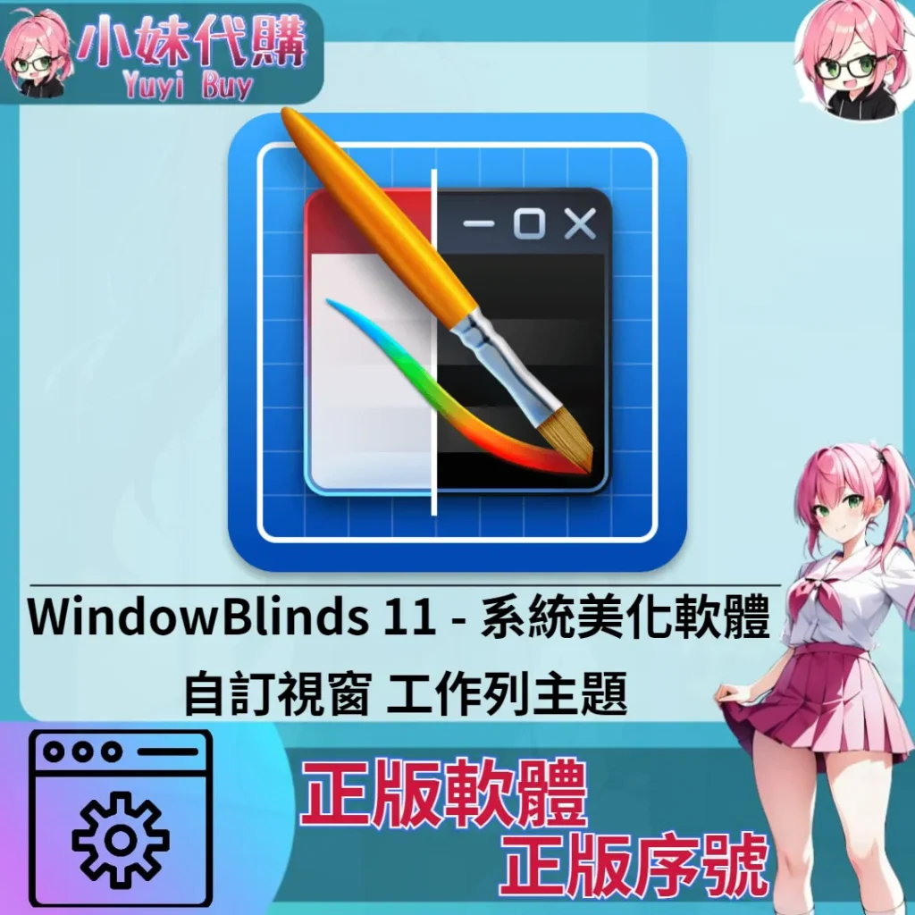 WindowBlinds 11 : 系統美化軟體 (windows 正版軟體)【序號激活碼】
