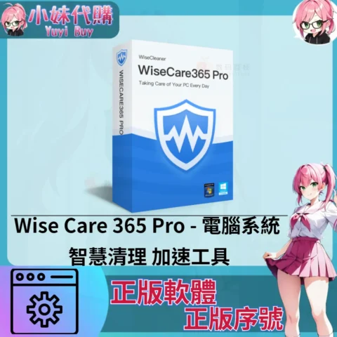 Wise Care 365 Pro : 加速工具 (windows 正版軟體)【序號激活碼】