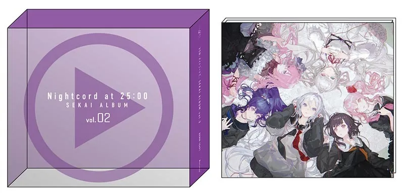 Melonbooks 全新 原聲帶 OST プロジェクトセカイ カラフルステージ! feat. 初音ミク「25時、ナイトコードで。 SEKAI ALBUM vol.2」グッズ付初回生産限定盤